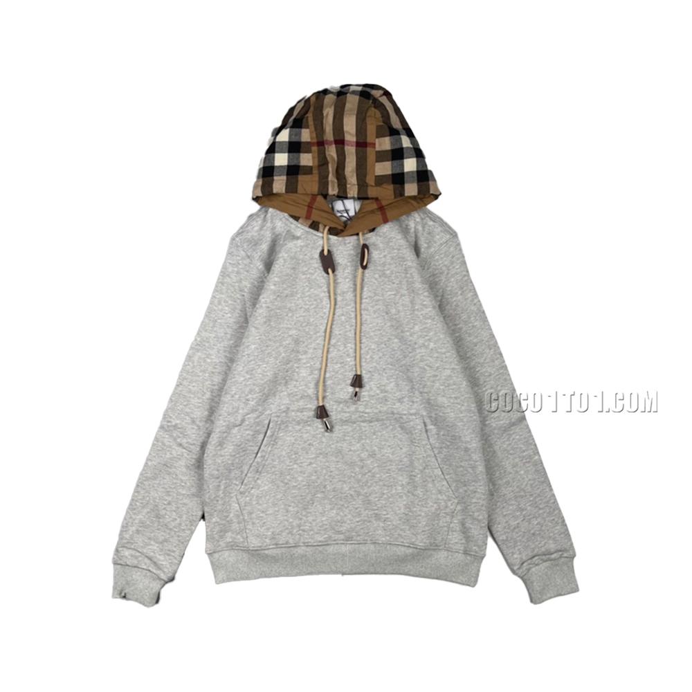 Burberry Checkered Hat Hoodie