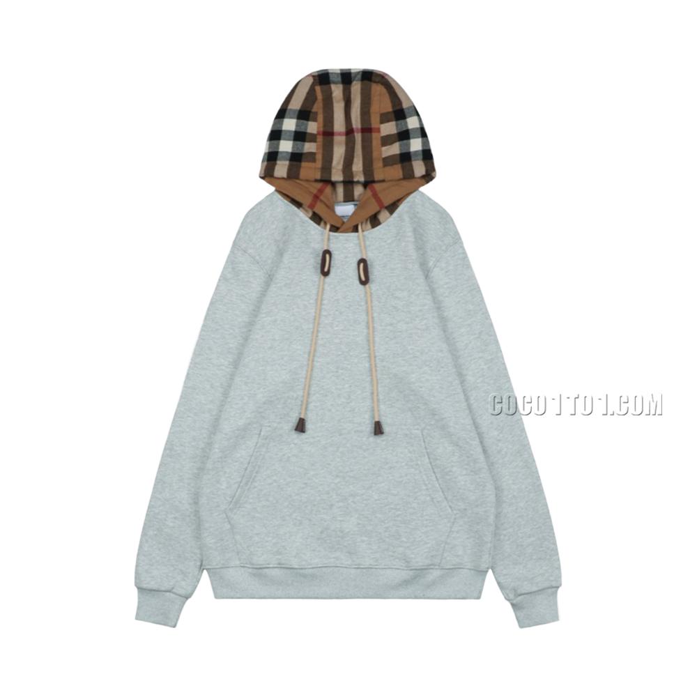 Burberry Checkered Hat Hoodie