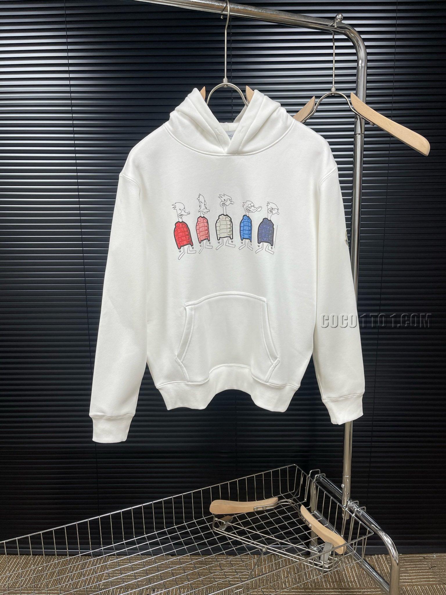 Moncler Autumn/Winter New Logo Hooded Sweatshirt