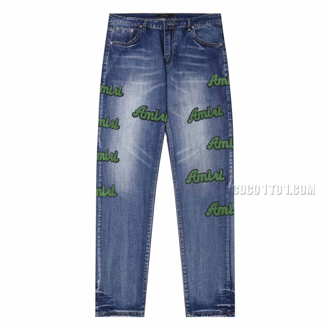 Amiri High Street Slim-fit Elastic Washed Cut-out Jeans N42501