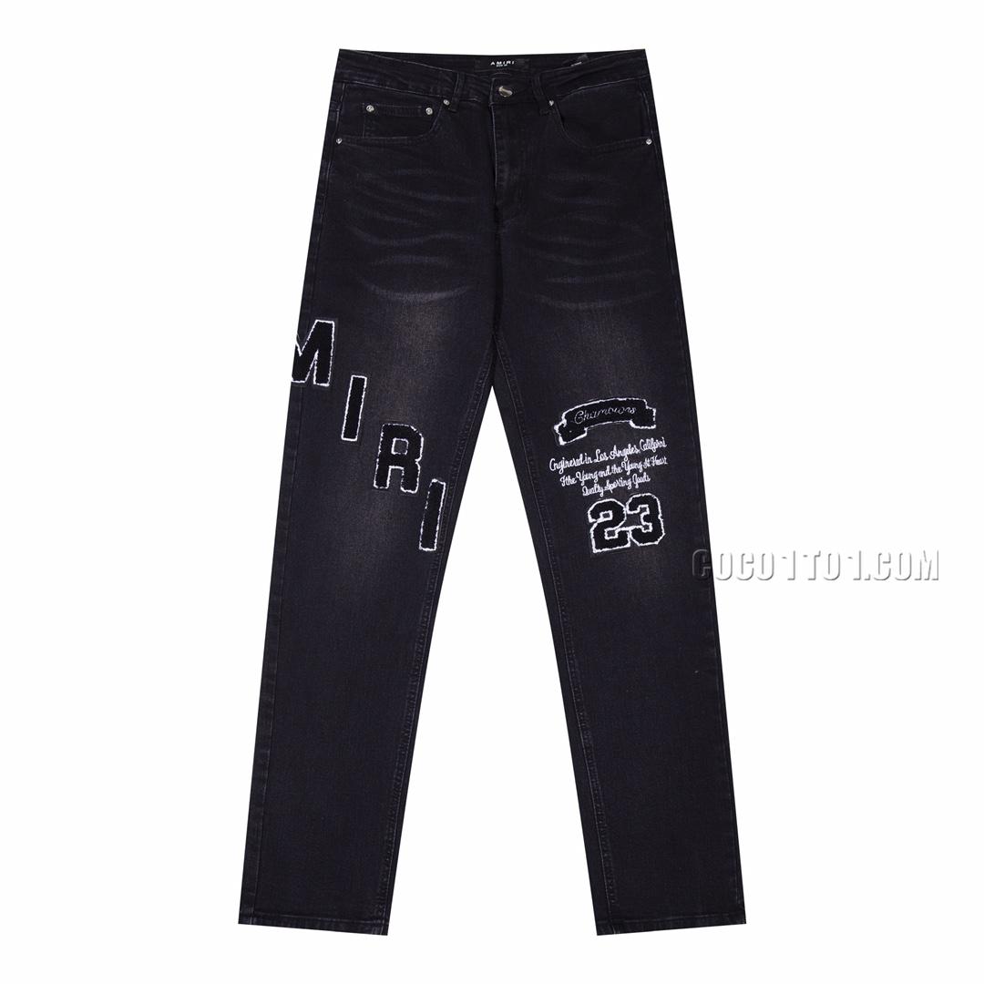 Amiri High Street Slim-fit Elastic Washed Cut-out Jeans N42501