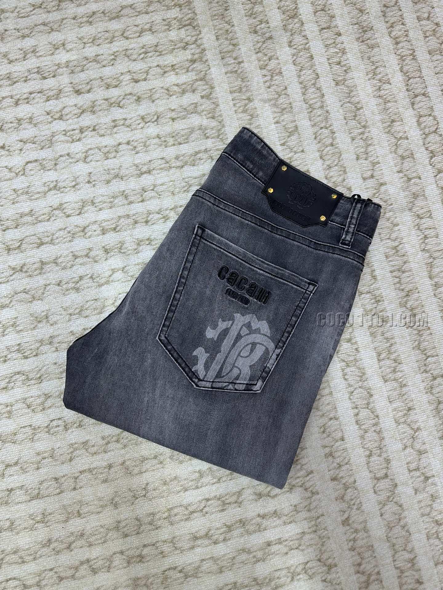 Chrome Hearts Spring/Summer Washed Denim Jeans N42501