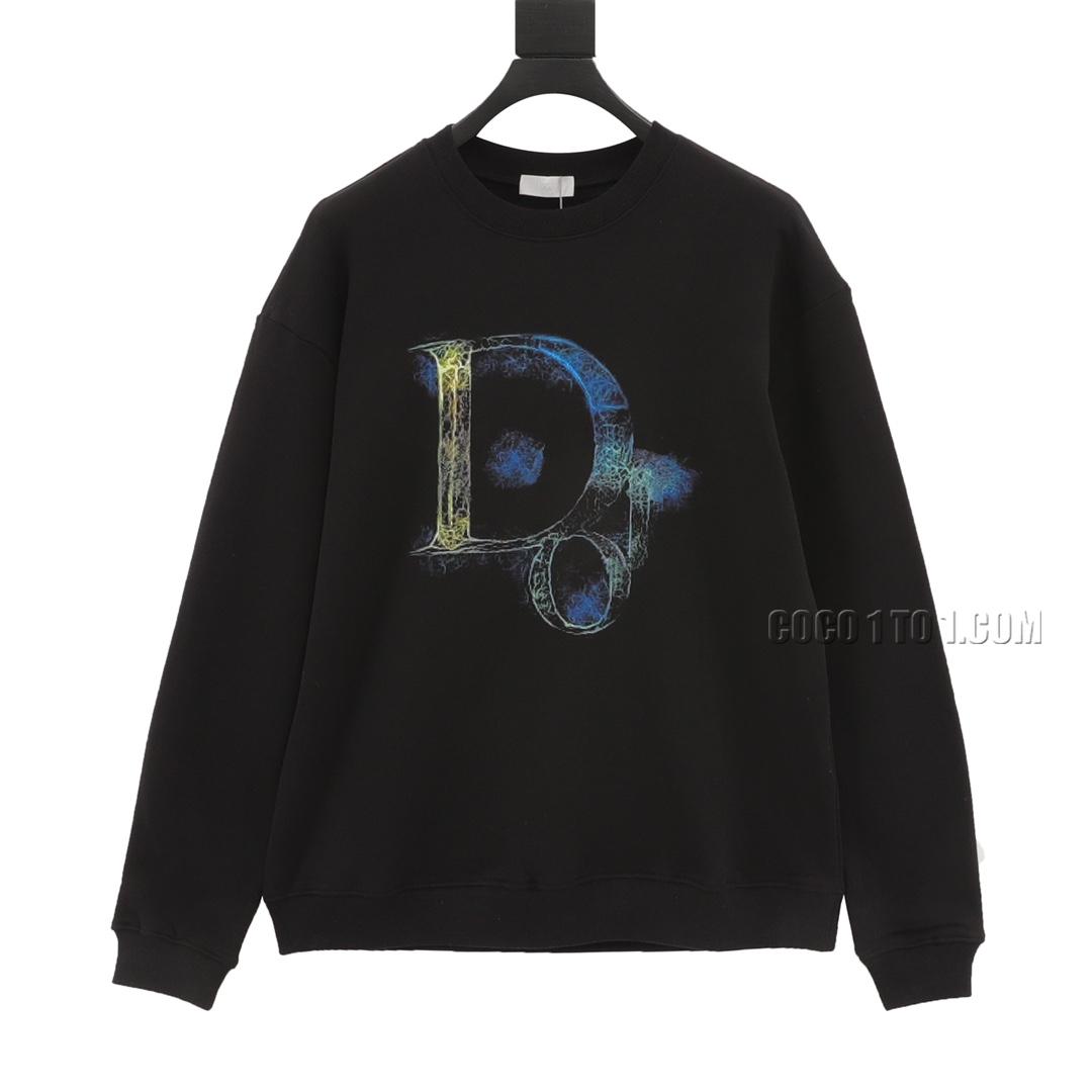 Dior Colorful Letter Printed Crewneck Sweatshirt N42901