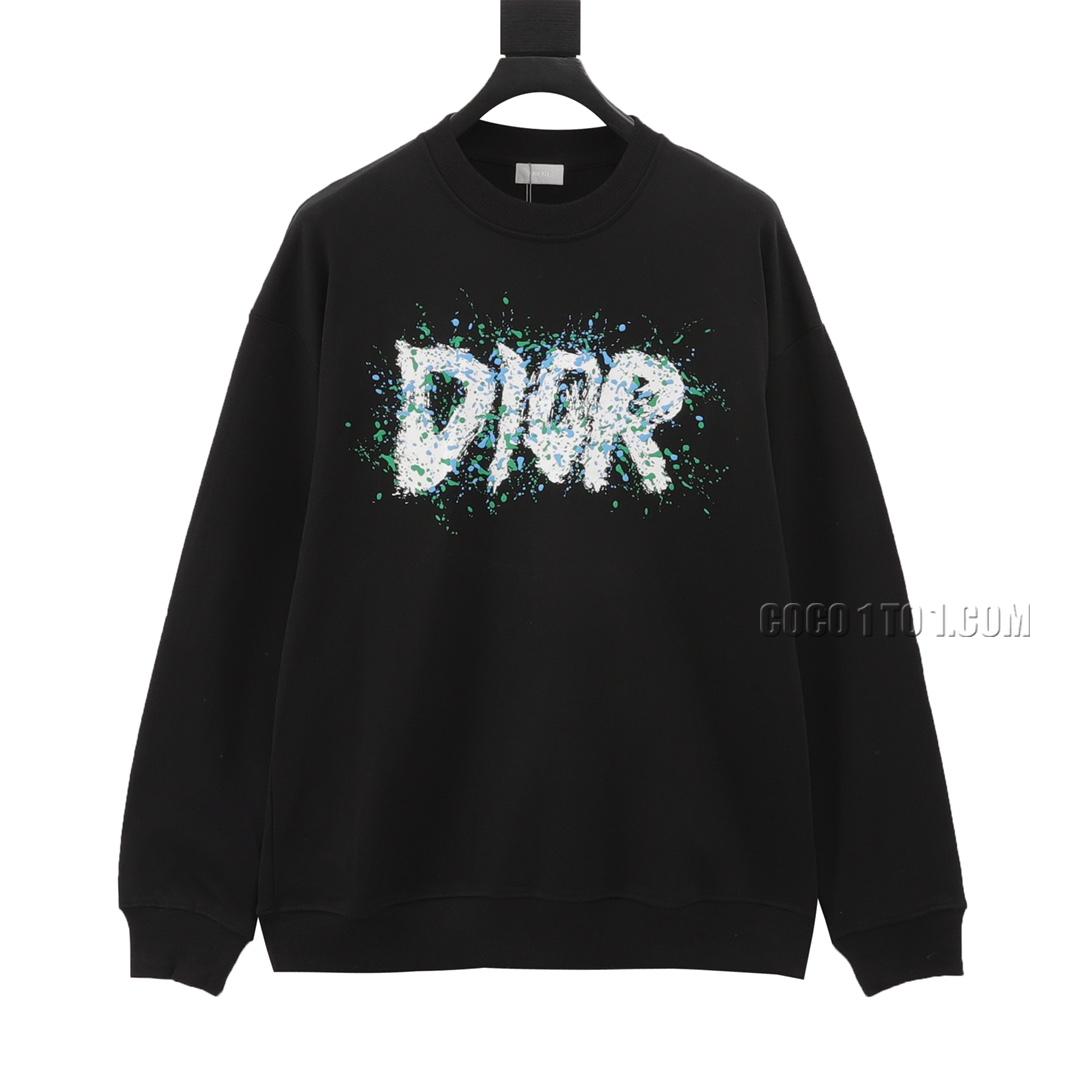 Dior Graffiti Printed Crewneck Sweatshirt N42901