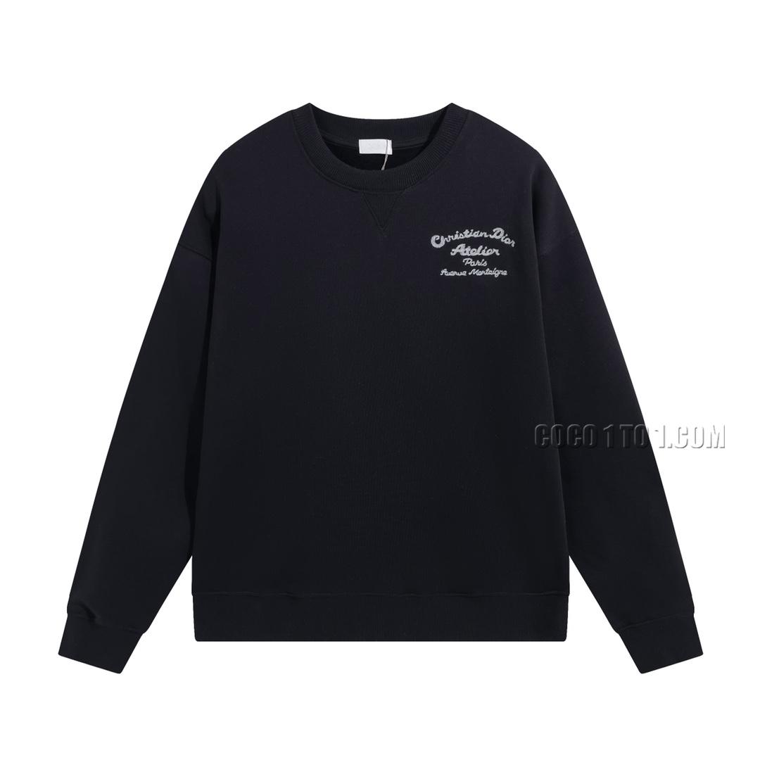 Dior CD New Embroidered Letter Crewneck Sweatshirt N42901