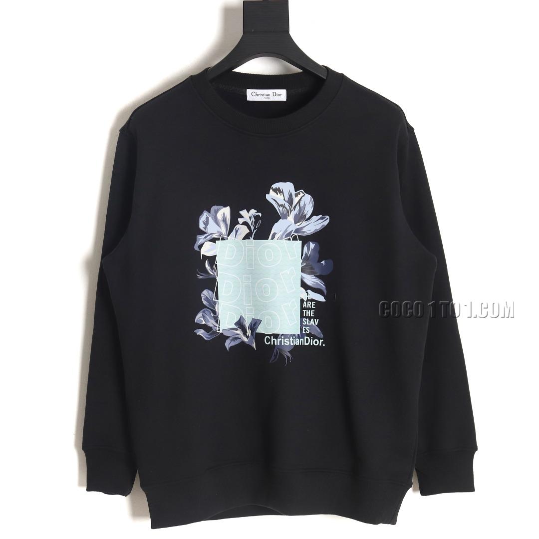 Dior 24SS Floral Print Crewneck Sweatshirt N42901