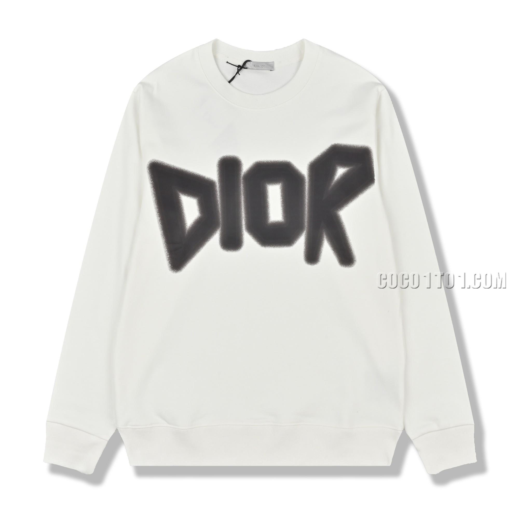 Dior Gradient Vintage Floral Printed Crewneck Sweatshirt N42901
