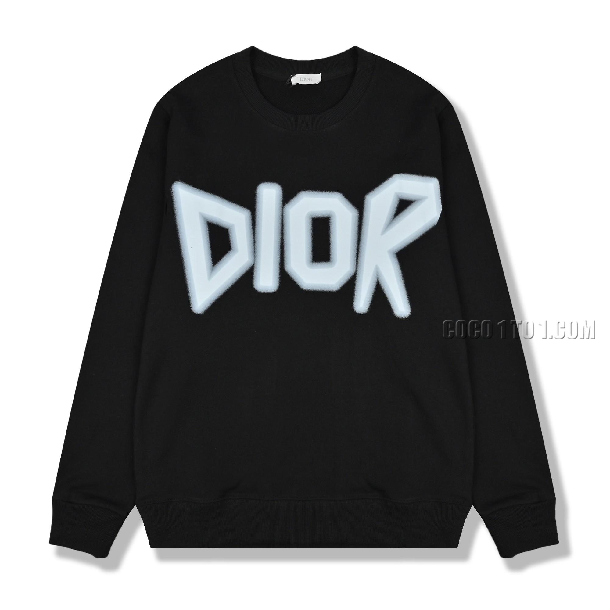 Dior Gradient Vintage Floral Printed Crewneck Sweatshirt N42901