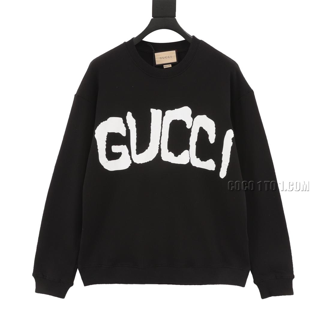 Gucci Letter Print Crewneck Sweatshirt N42901