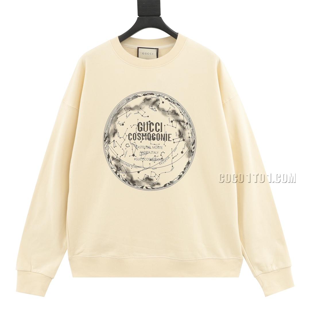 Gucci Mechanical Ball Print Crewneck Sweatshirt N42901