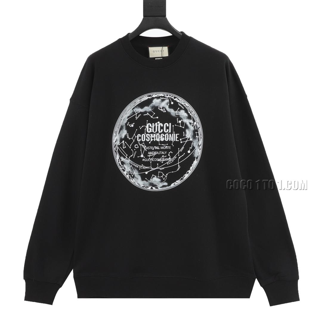 Gucci Mechanical Ball Print Crewneck Sweatshirt N42901