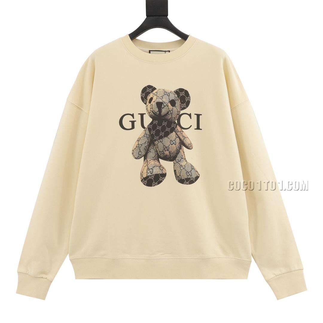 Gucci Teddy Bear Print Crewneck Sweatshirt N42901