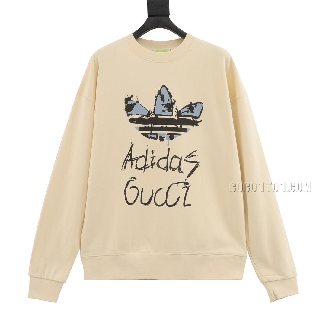 Gucci Clover Leaf Collaboration Print Crewneck Sweatshirt N42901