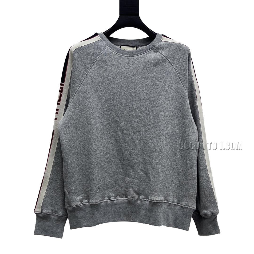 Gucci Classic Side Band Crewneck Sweatshirt N42901
