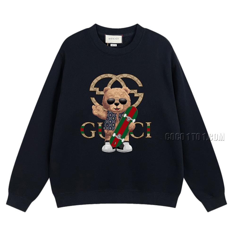 Gucci 2024 Early Spring New Cool Cartoon Pattern Crewneck Sweatshirt N42901