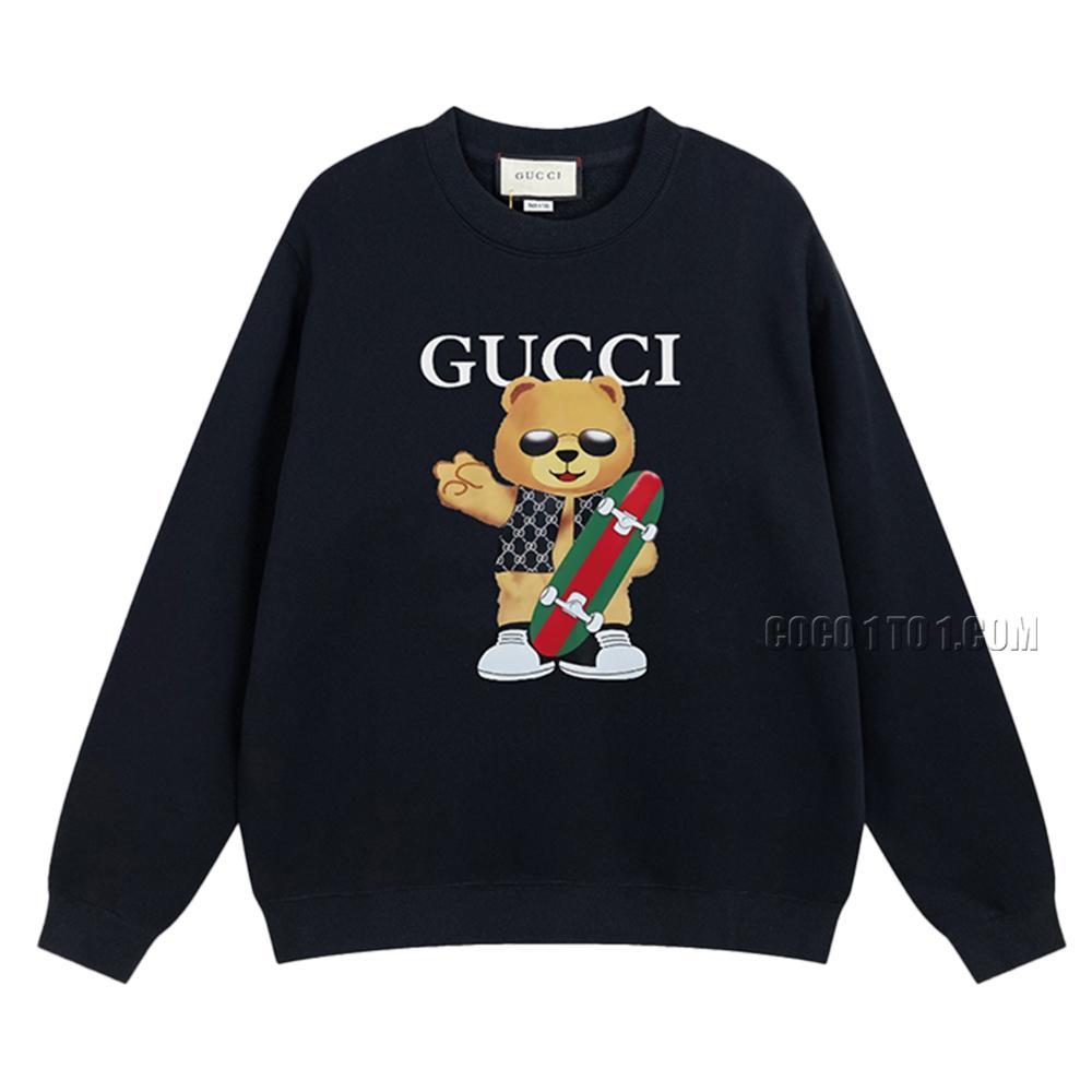 Gucci 2024 Early Spring New Cool Cartoon Pattern Crewneck Sweatshirt N42901