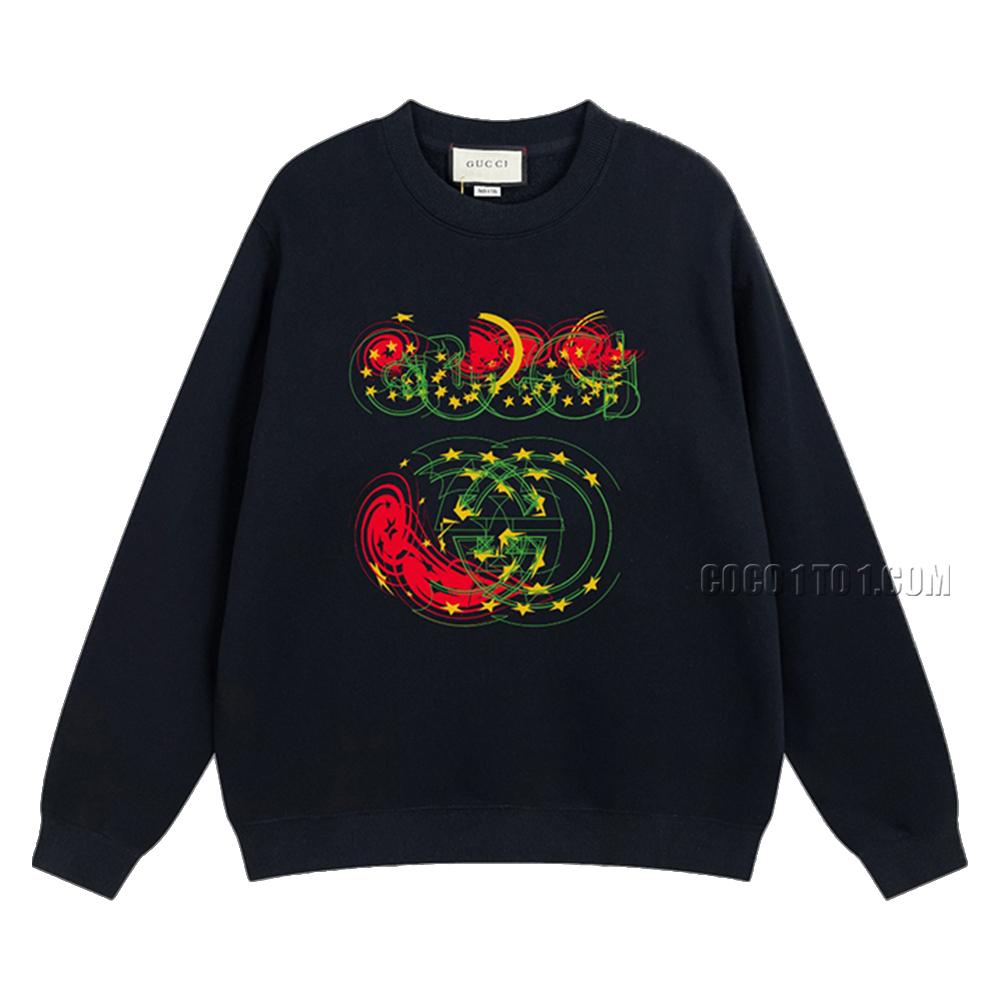 Gucci 2024 Early Spring New Cool Cartoon Pattern Crewneck Sweatshirt N42901