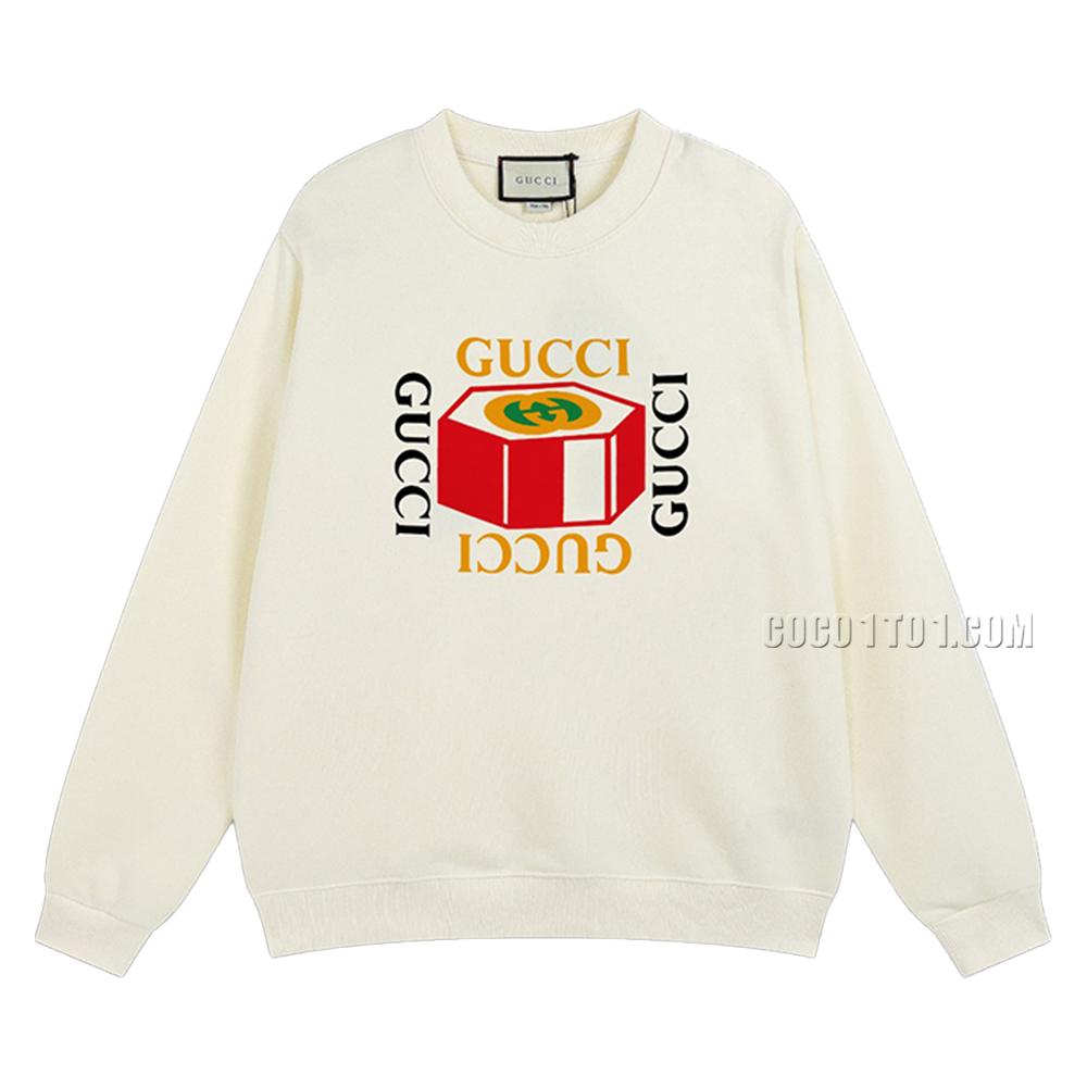 Gucci 2024 Early Spring New Cool Cartoon Pattern Crewneck Sweatshirt N42901