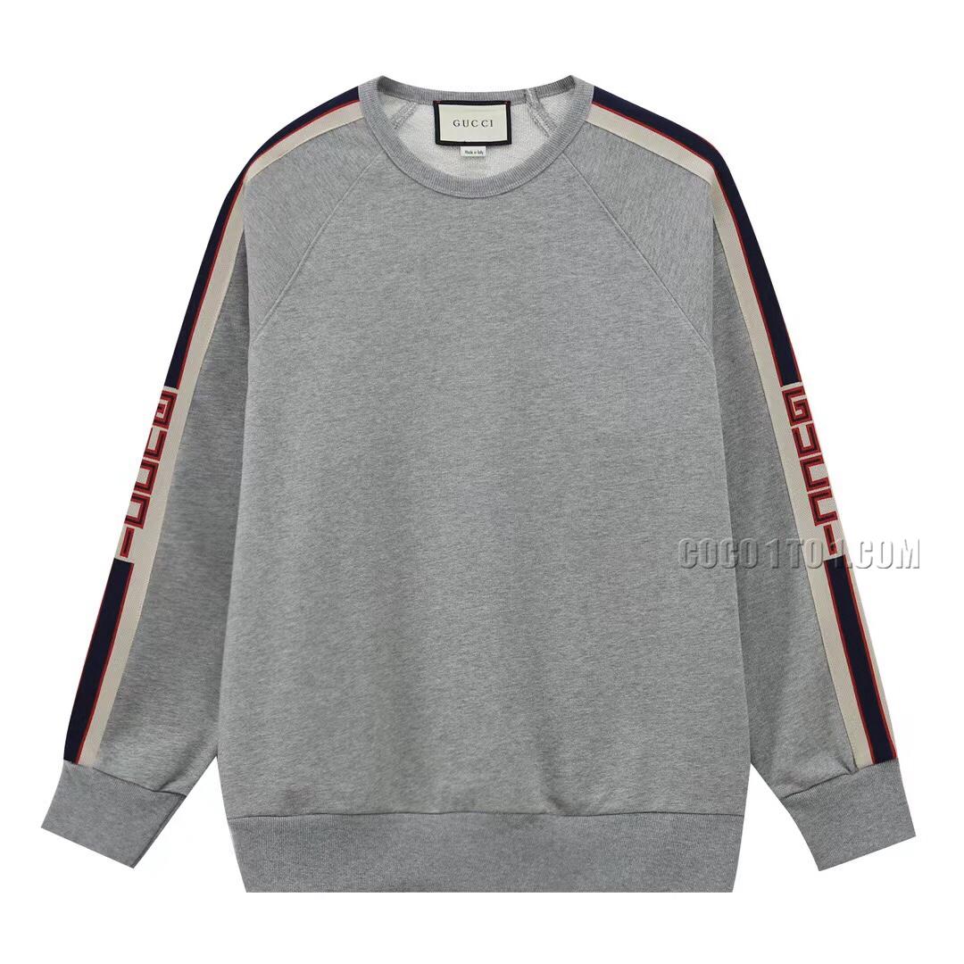 Gucci Classic Side Double G Tape Round Neck Sweatshirt N42901