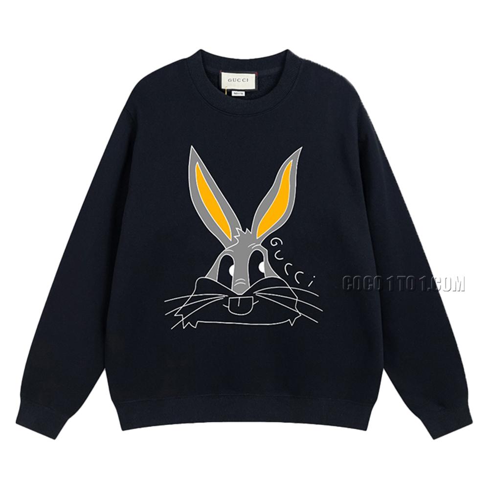 Gucci 2024 Early Spring New Cool Cartoon Pattern Round Neck Sweatshirt N42901