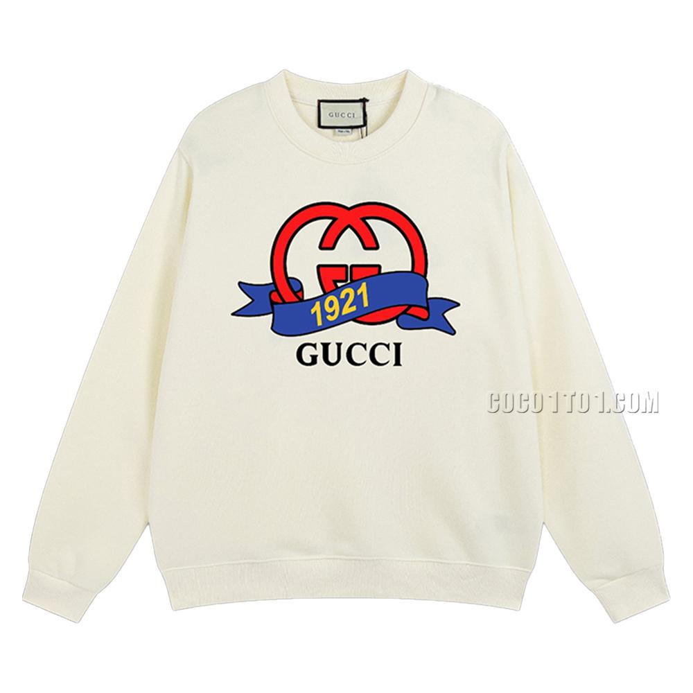 Gucci 2024 Early Spring New Cool Cartoon Pattern Round Neck Sweatshirt N42901