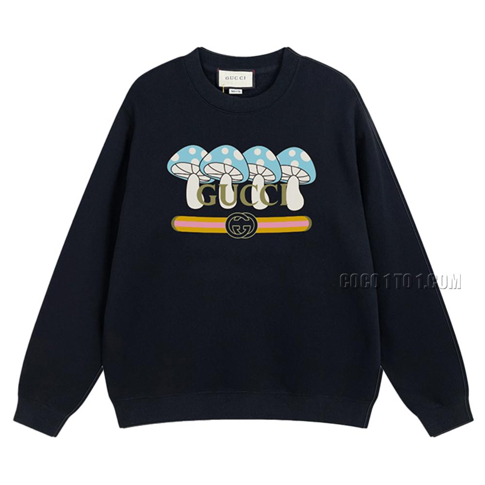 Gucci 2024 Early Spring New Cool Cartoon Pattern Round Neck Sweatshirt N42901