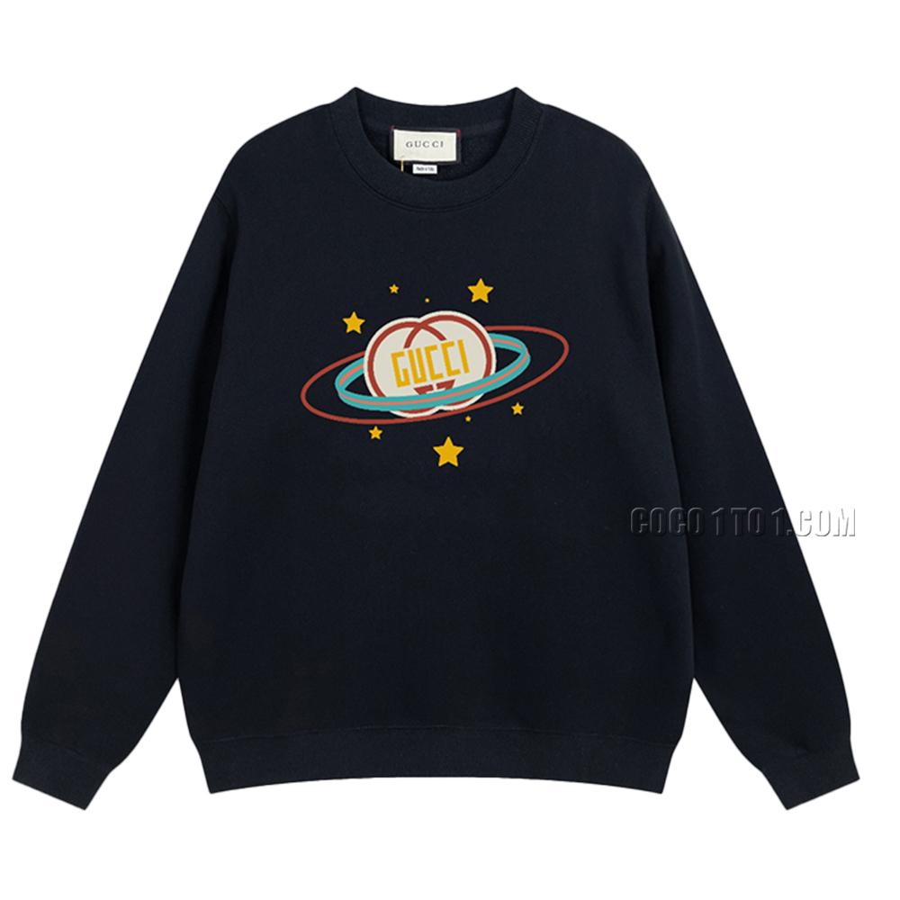 Gucci 2024 Early Spring New Cool Cartoon Pattern Round Neck Sweatshirt N42901