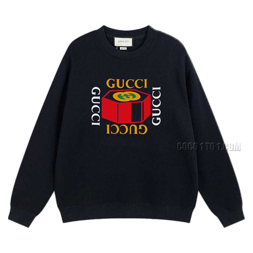 Gucci 2024 Early Spring New Cool Cartoon Pattern Round Neck Sweatshirt N42901