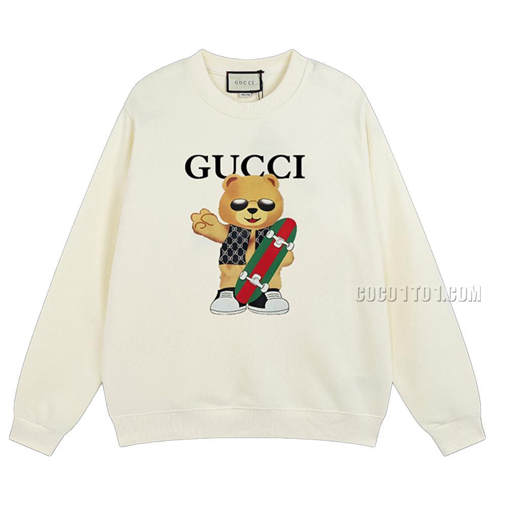 Gucci 2024 Early Spring New Cool Cartoon Pattern Round Neck Sweatshirt N42901