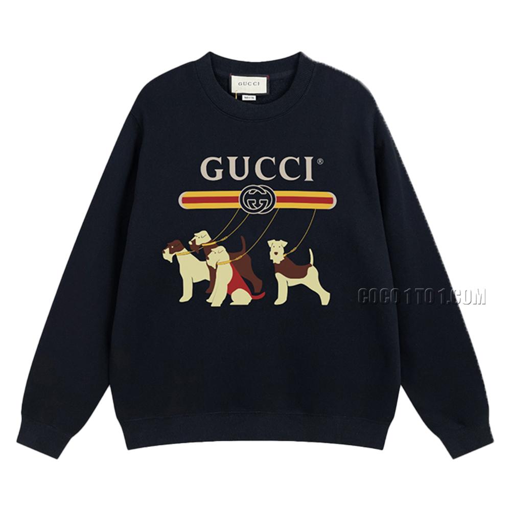 Gucci 2024 Early Spring New Cool Cartoon Pattern Round Neck Sweatshirt N42901