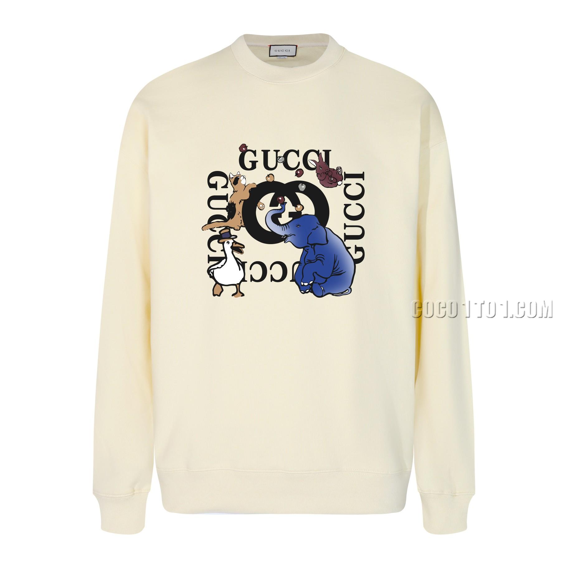 Gucci Autumn/Winter New Couple Round Neck Sweatshirt N42901