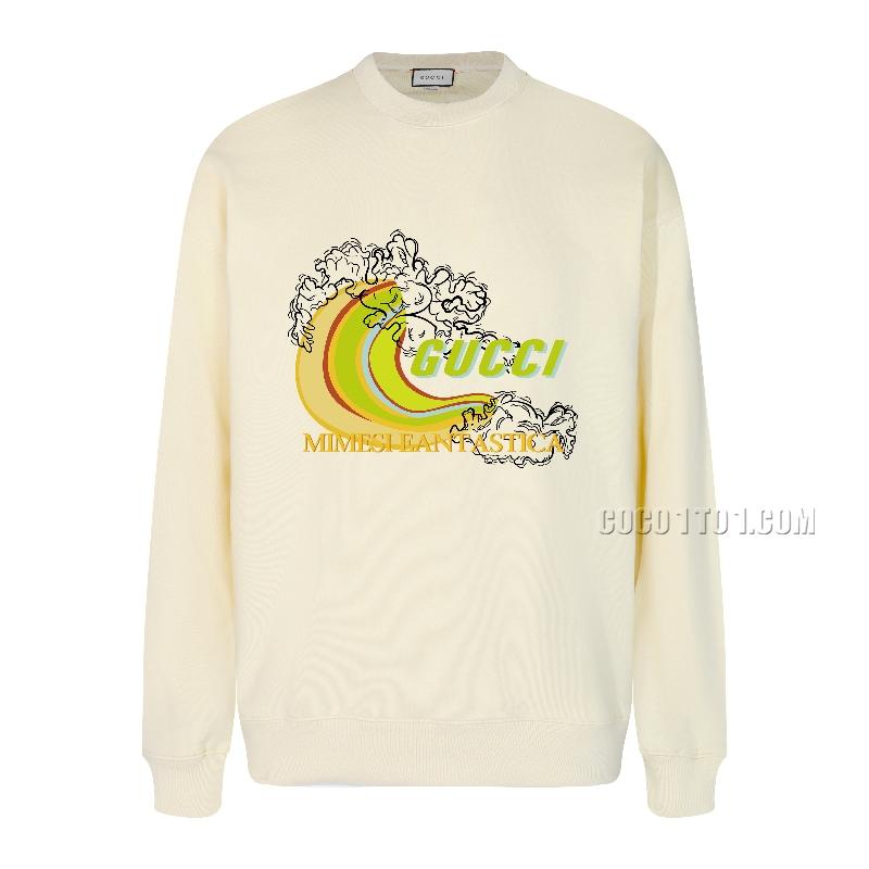 Gucci Autumn/Winter New Couple Round Neck Sweatshirt N42901