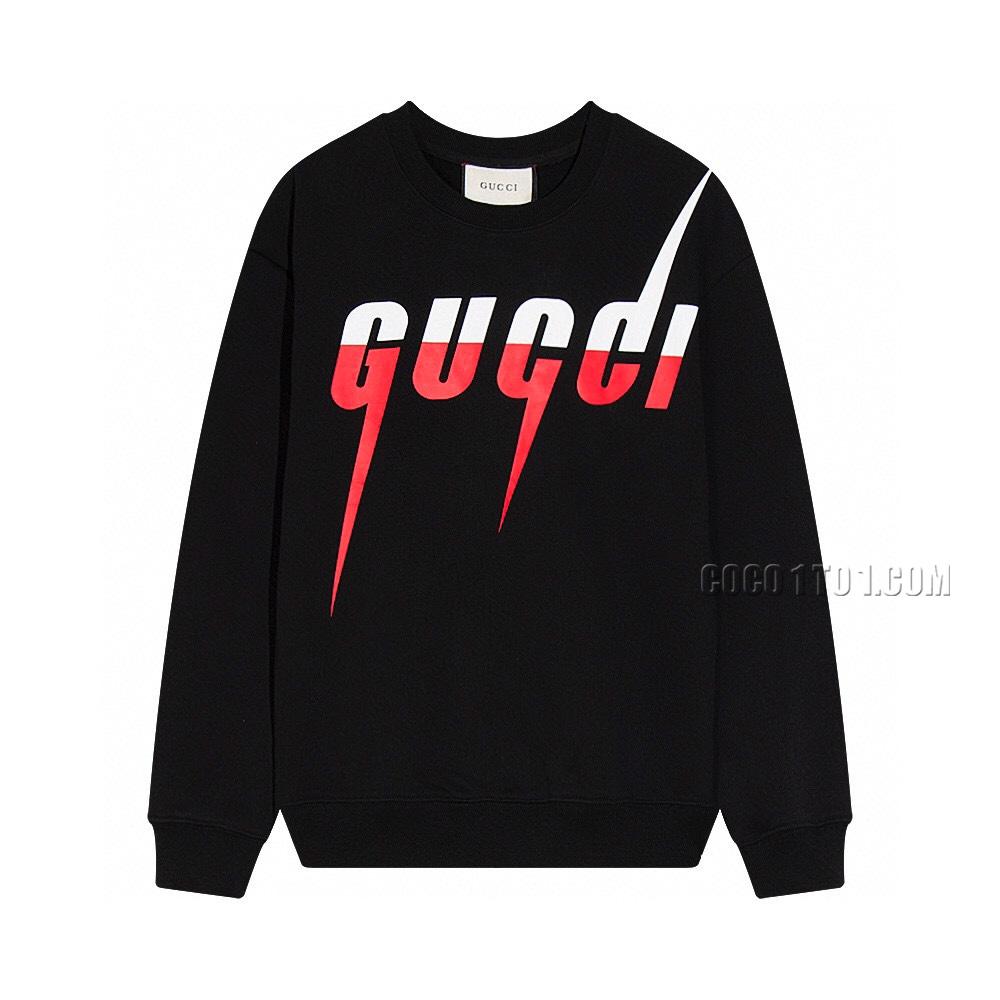 Gucci Lightning Letter Logo Round Neck Sweatshirt N42901