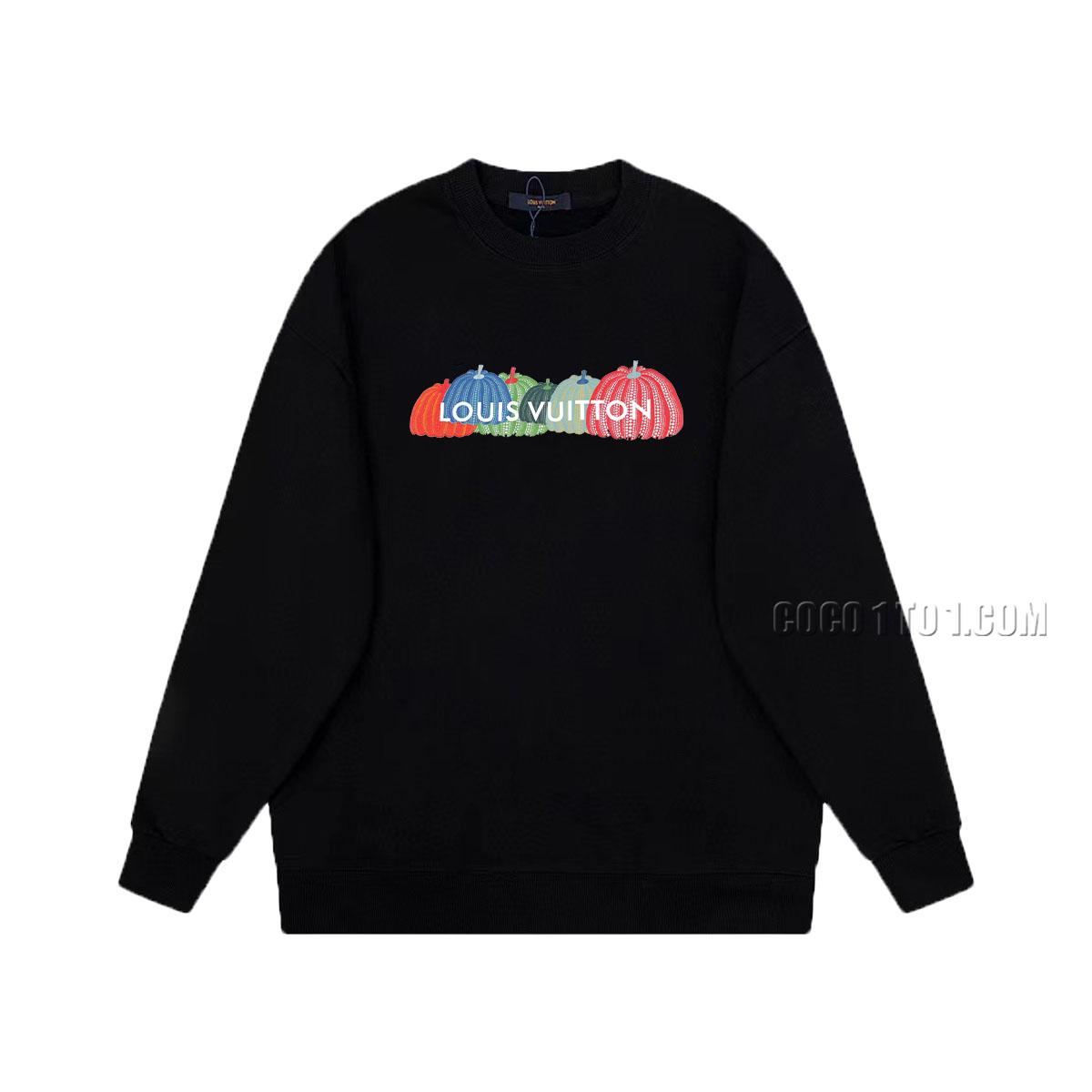 Louis Vuitton Collaboration with Yayoi Kusama Autumn/Winter Pumpkin Logo Print Round Neck Sweatshirt N42901
