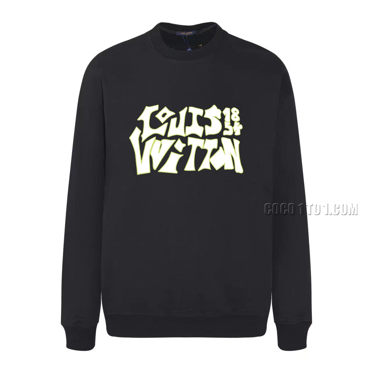 Louis Vuitton Brand New Printed Round Neck Sweatshirt N42901