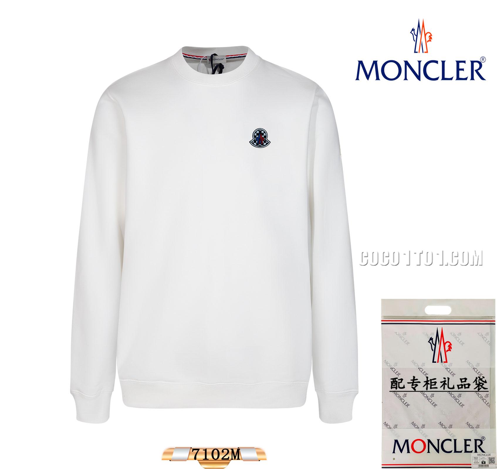 Moncler 2024 Early Spring New Cool Cartoon Pattern Round Neck Sweatshirt N42901