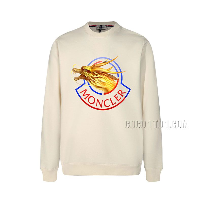 Moncler 2024 Early Spring New Cool Cartoon Pattern Round Neck Sweatshirt N42901