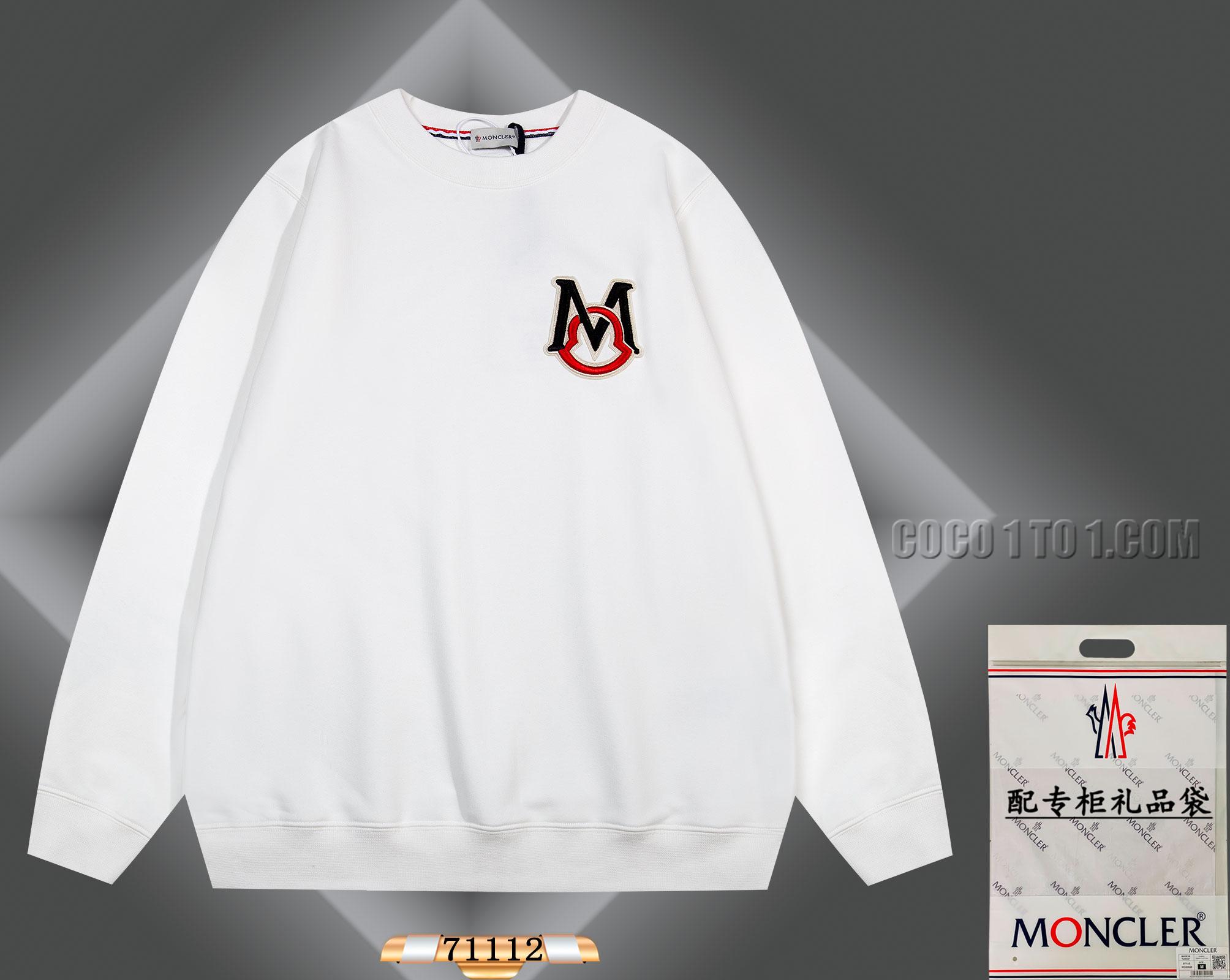 Moncler 2024 Early Spring New Cool Cartoon Pattern Round Neck Sweatshirt N42901