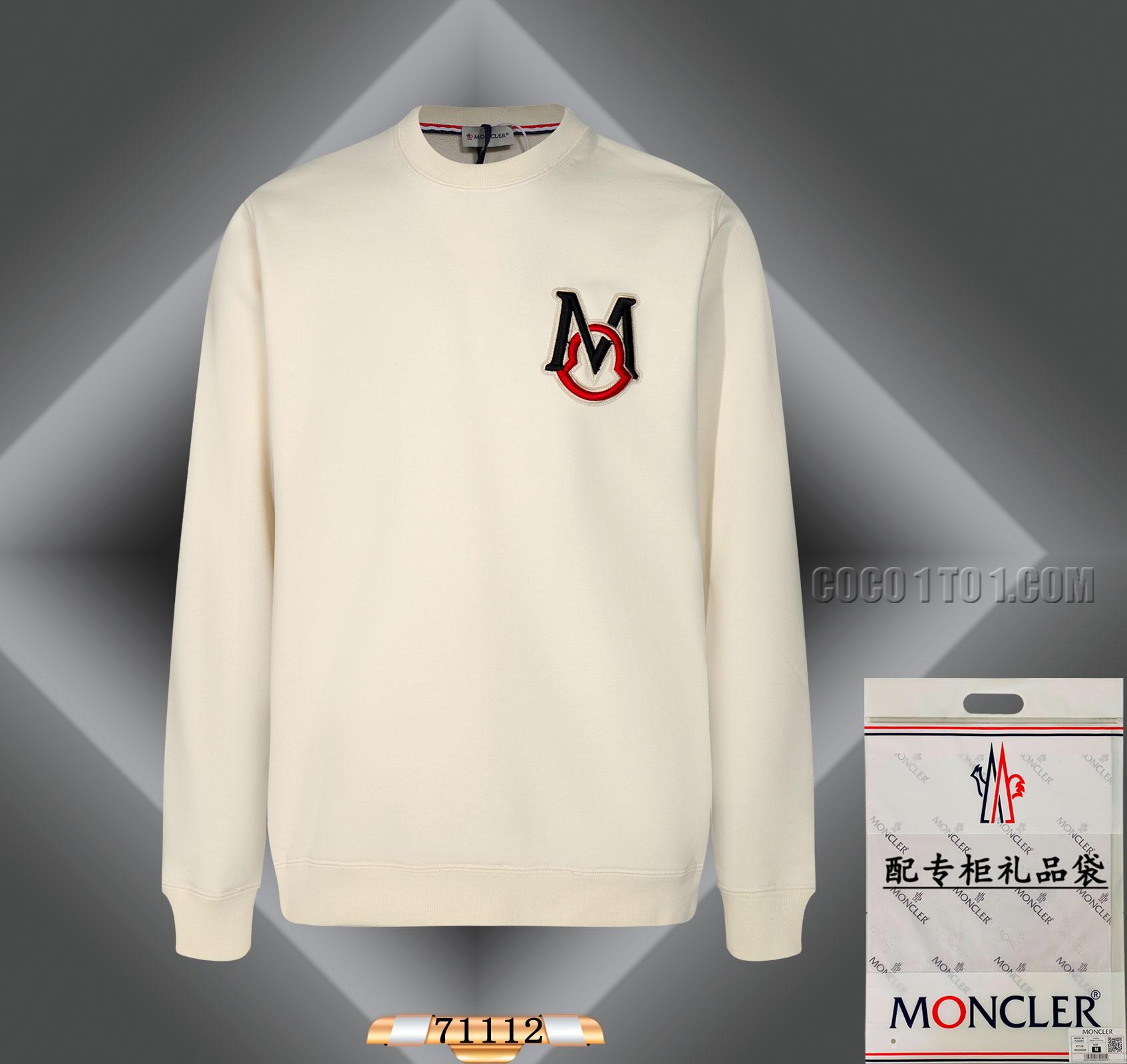 Moncler 2024 Early Spring New Cool Cartoon Pattern Round Neck Sweatshirt N42901