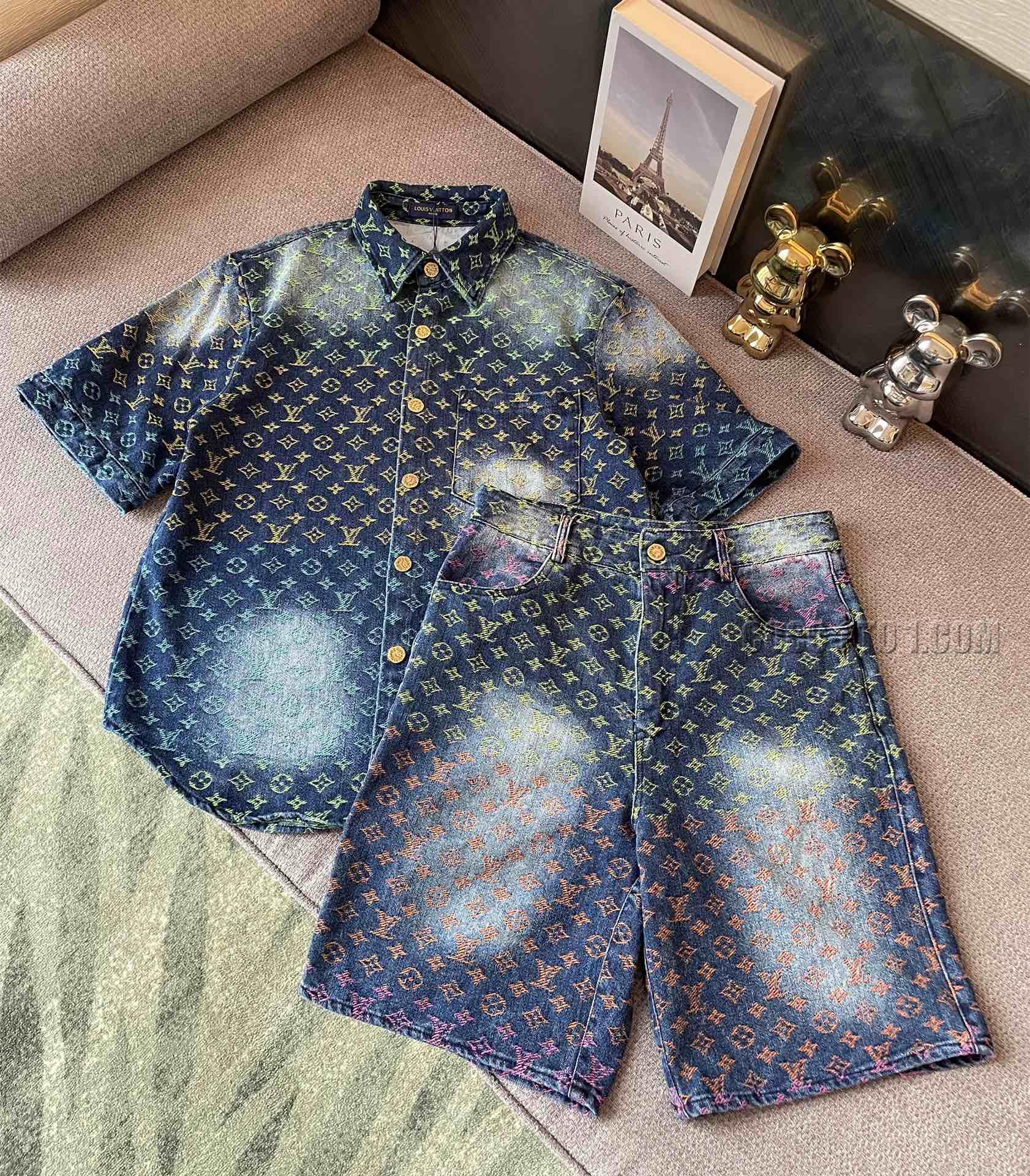 Louis Vuitton Spring/Summer New Rainbow Denim Set N42503