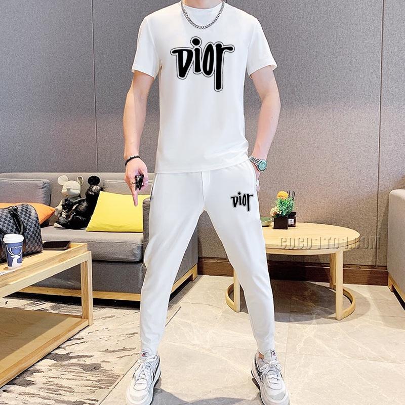 Dior (Fat Gospel) 24 Official Website Same Style World-Renowned Luxury Brand Summer Men's (Double Gloss) High-Quality Suit N42503