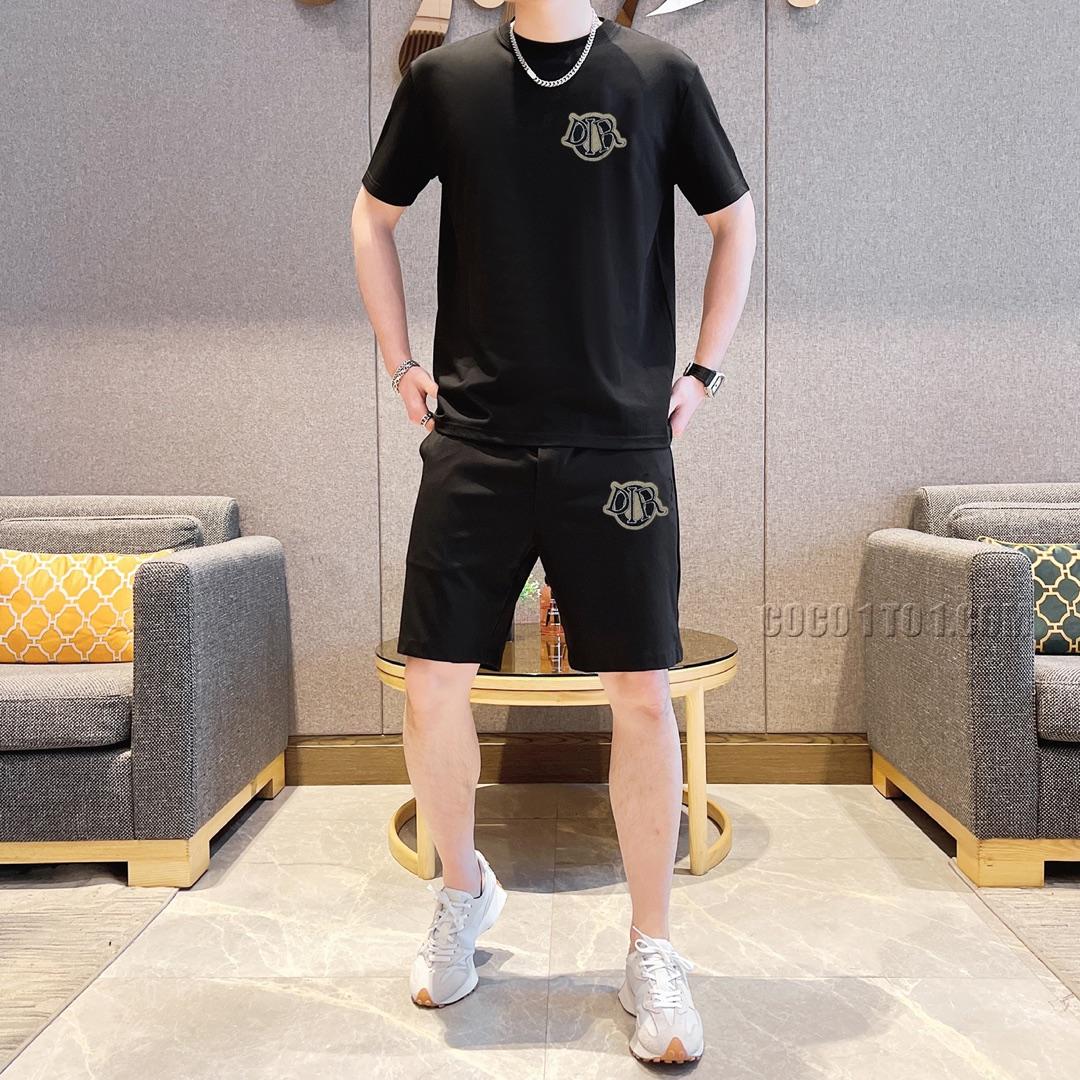 Dior 24 New Men's Short Sleeve Shorts Suit N42503