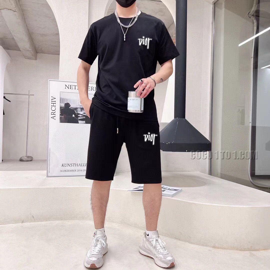 Dior 24 New Men's Short Sleeve Shorts Suit N42503