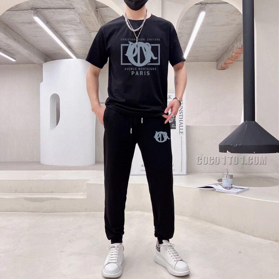 Dior (Fat Gospel) 24 Official Website Same Style World-Renowned Luxury Brand Summer Men's (Double Gloss) High-Quality Suit N42503
