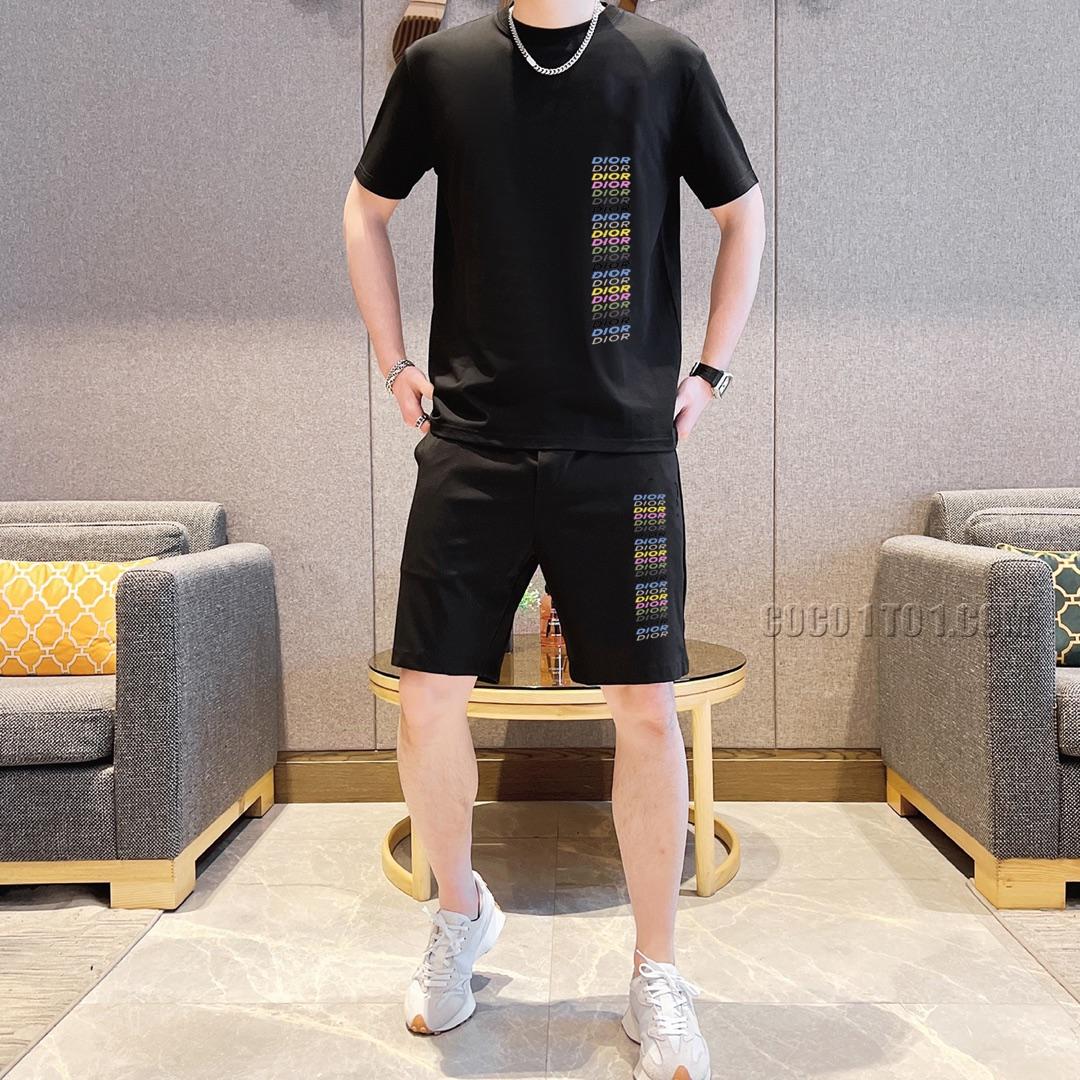 Dior 24 New Men's Short Sleeve Shorts Suit N42503
