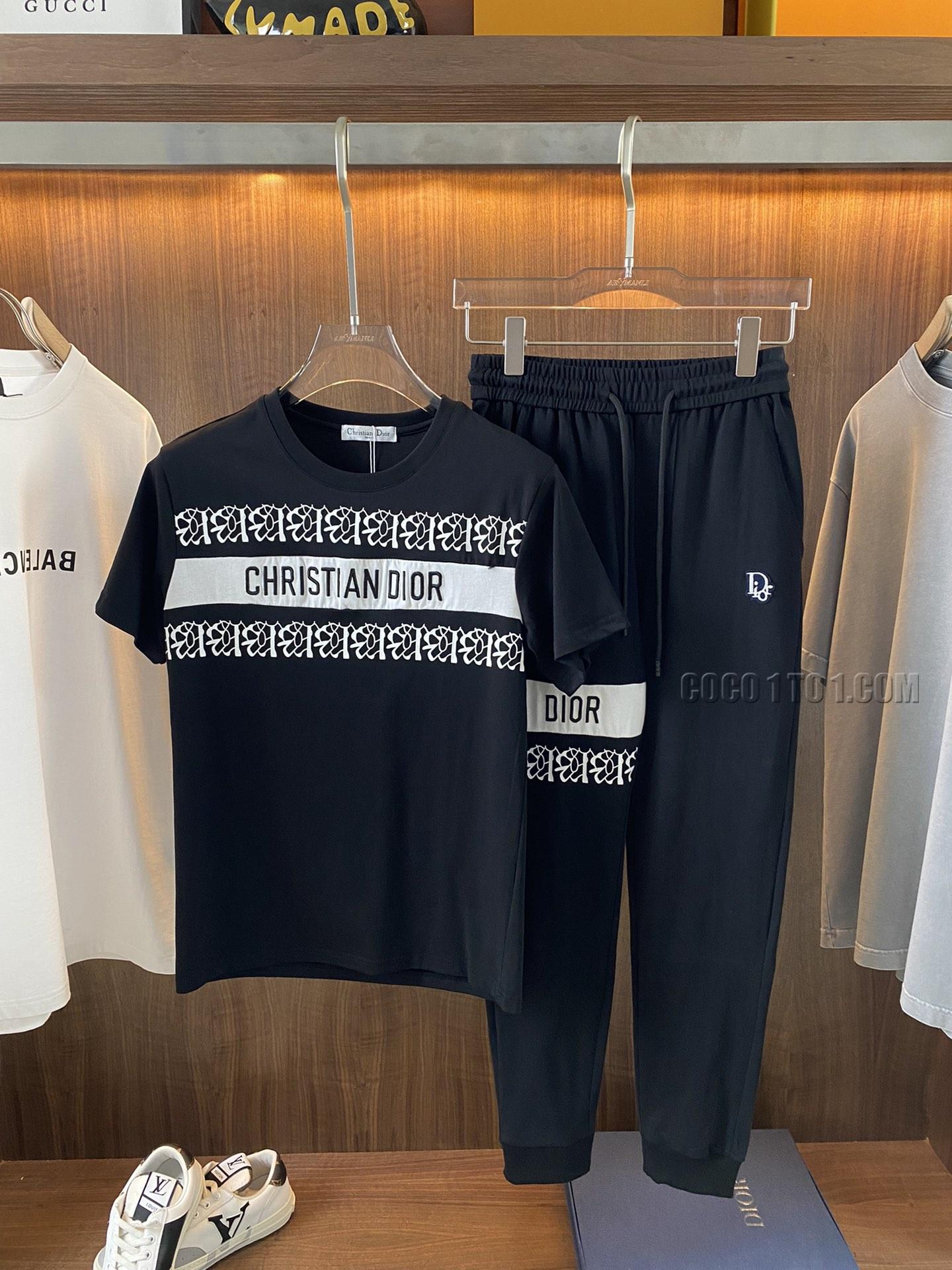 Dior 24 Round Neck Short Sleeve Suit N42503