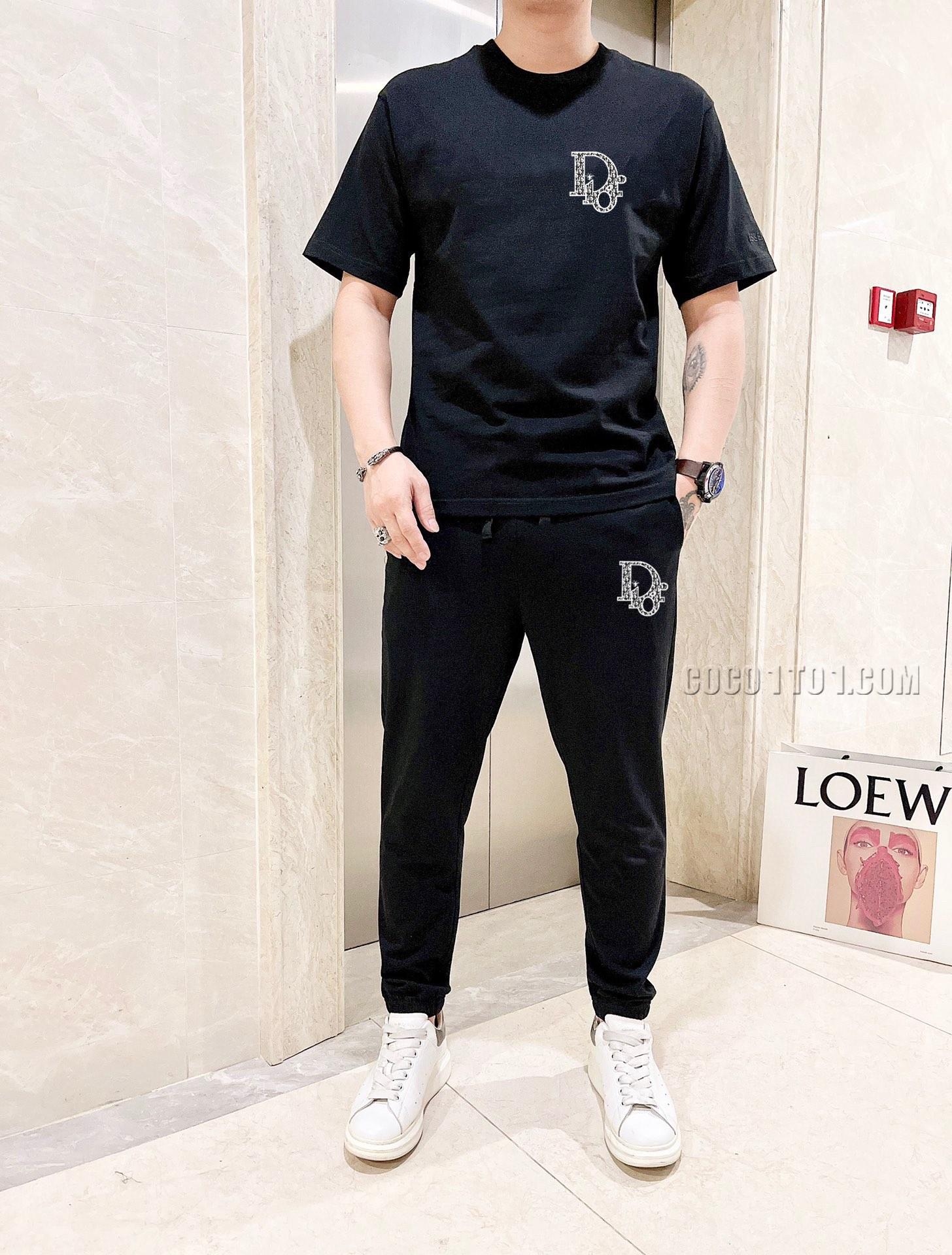 Dior (Fat Gospel) 24 Official Website Same Style World-Renowned Luxury Brand Summer Men's (Double Gloss) High-Quality Suit N42503