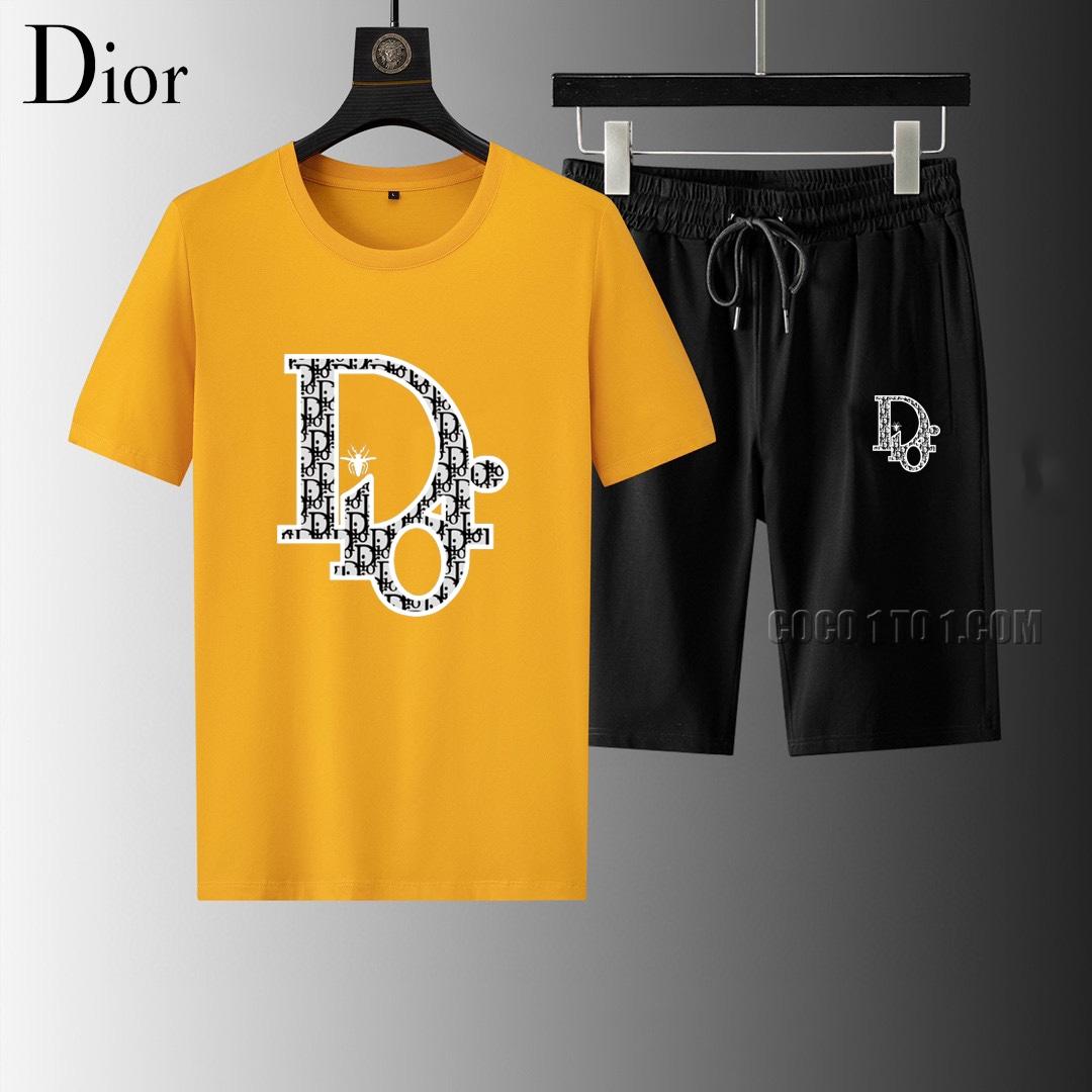 Dior 24 New Men's Short Sleeve Shorts Suit N42503