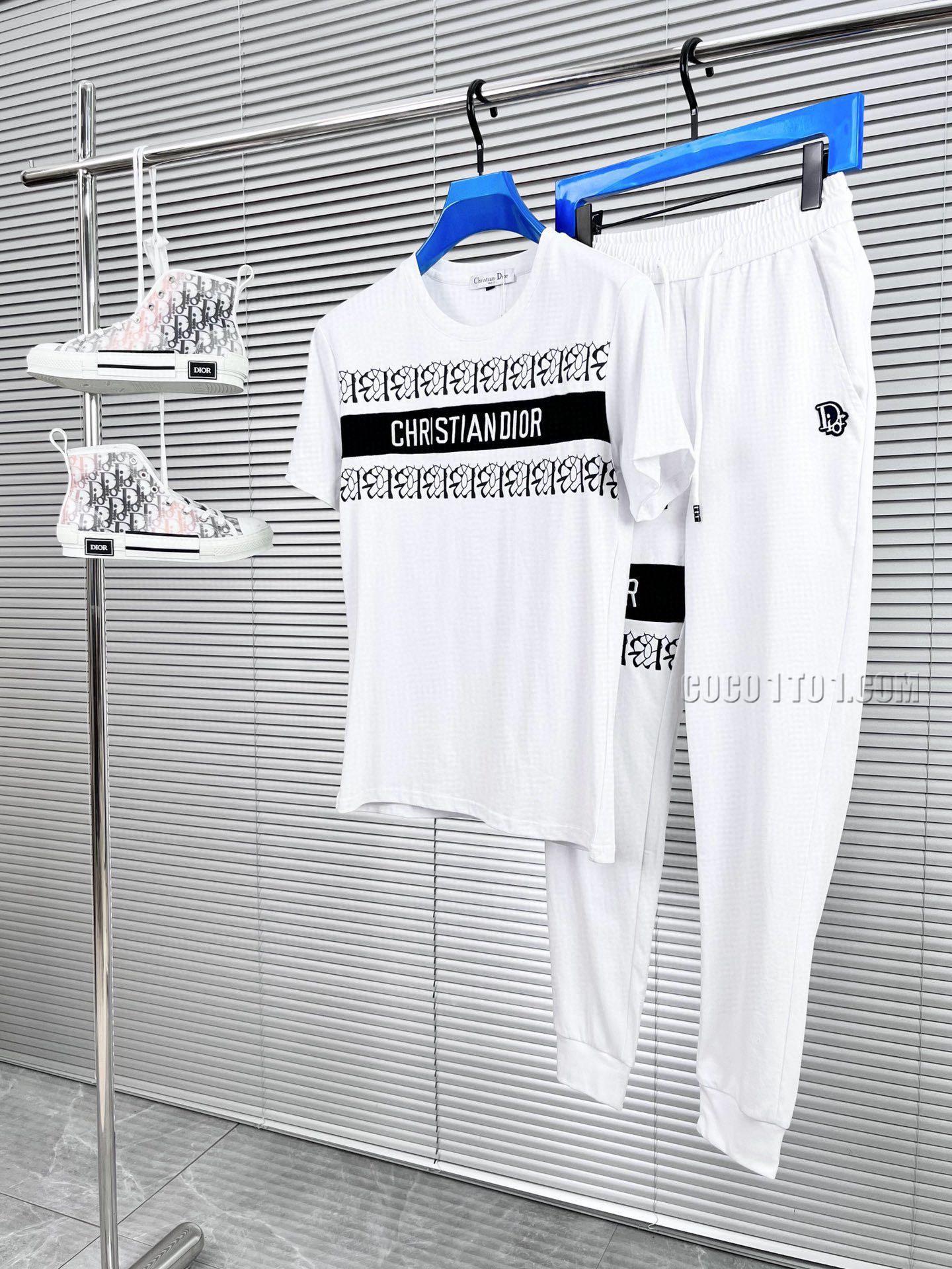 Dior 24 Official Website Same Style World-Renowned Luxury Brand Summer Men's Short Sleeve Suit N42503
