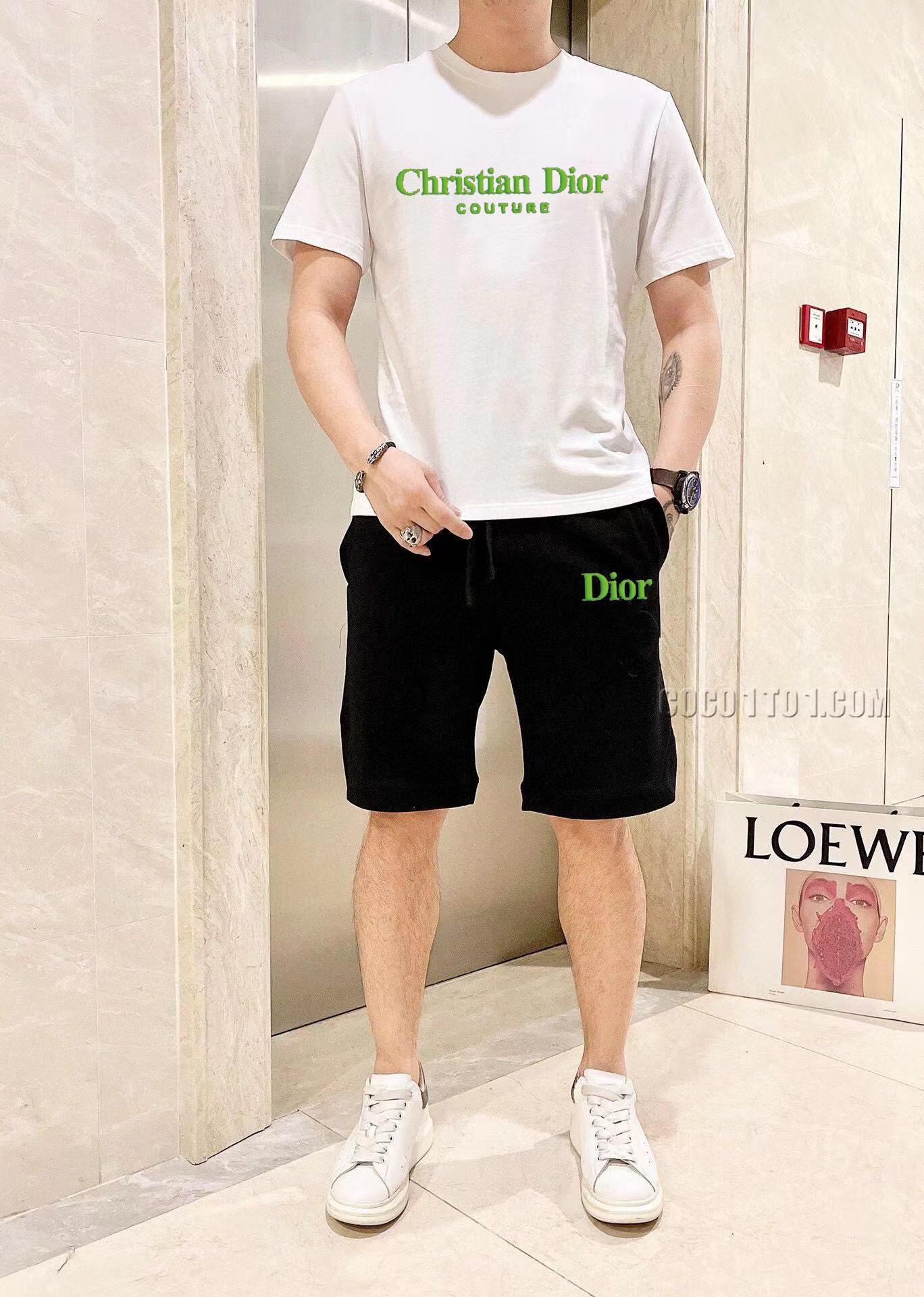 Dior 24 New Men's Short Sleeve Shorts Suit N42503